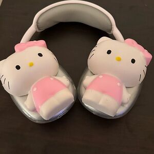 Hello Kitty Pink and Silver Headphones